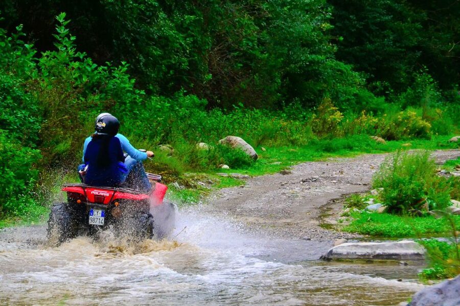 From Taormina: Off-Road ATV Tour Alcantara & Mount Etna - Linguaglossa and the farthest crater