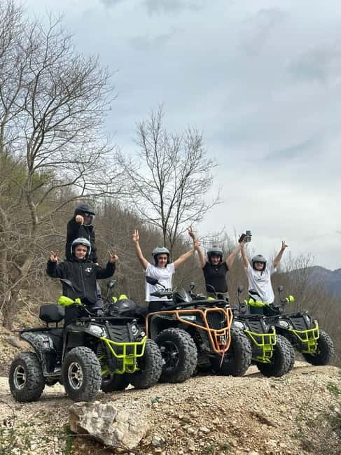 From Tirana: Bovilla Quad Highlights Tour - Training first, then 40 minutes on the trail