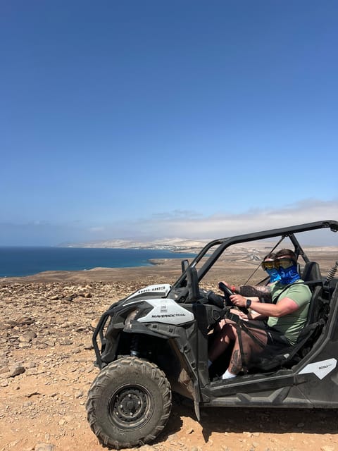 Fuerteventura: 4x4 buggy Can Am adventure east to west - Leaving Costa Calma for the Costa Calma viewpoint