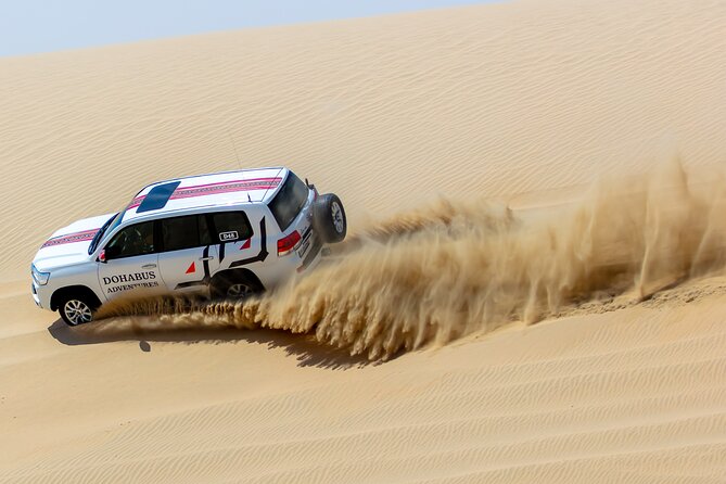 Full-day Qatar desert safari: dune bashing, sandboarding, camels - Key points before you book