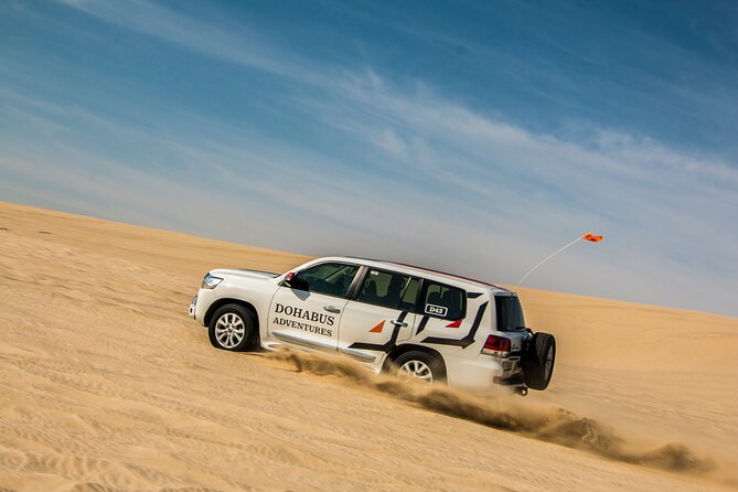 Full-day Qatar desert safari: dune bashing, sandboarding, camels - Khor Al Udaid and the Inland Sea