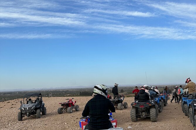 Full Package Agafay Desert, Quad Bike, Camel Ride and Dinner show - The camel ride includes nomadic dress