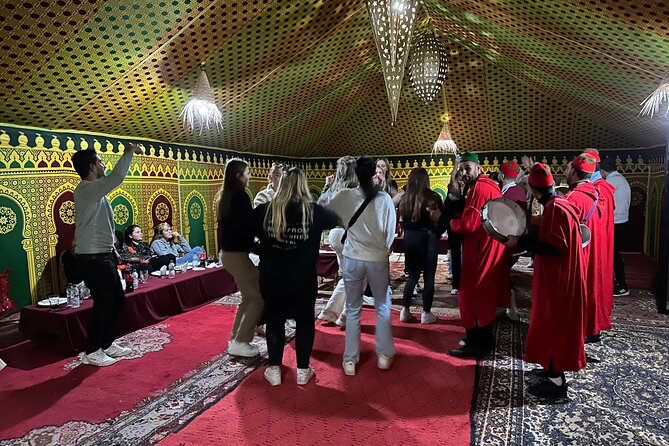 Full Package Agafay Desert, Quad Bike, Camel Ride and Dinner show - Dinner under a Berber tent
