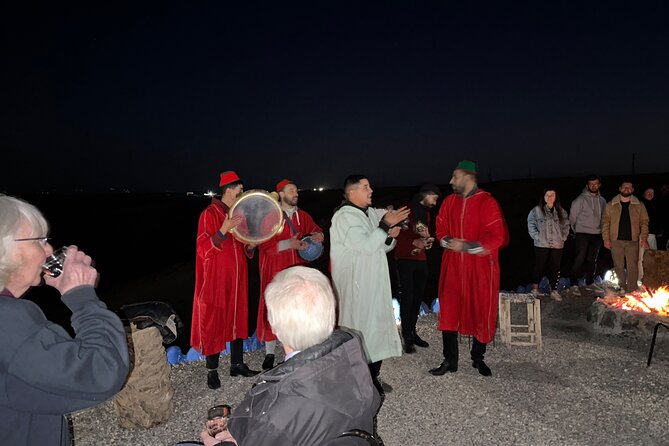 Full Package Agafay Desert, Quad Bike, Camel Ride and Dinner show - Mint tea creates a useful pause