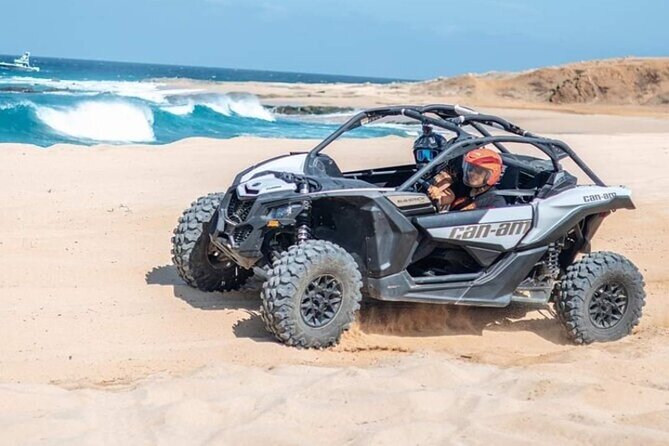 Fun Camel Ride and UTV COMBO with Tequila Tasting! - Riding the camels along Migriño Beach