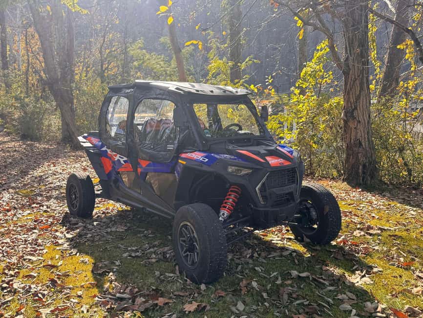 Gatlinburg: Self-Guided Street Legal UTV Rentals - What the four-seat vehicle means for your group