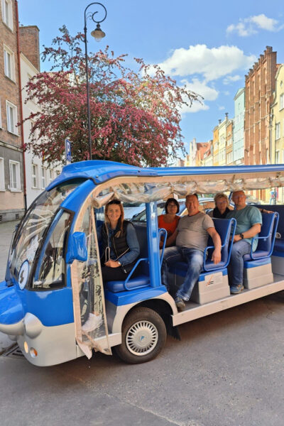 Gdansk: City Sightseeing Tour Eco Electric Buggy Golf Cart