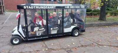 Gdansk: City Tour Live Guided by Golf Cart/Buggy Sightseeing