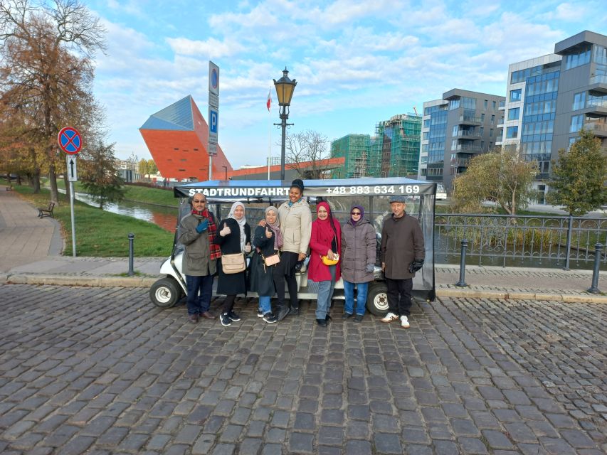 Gdansk: City Tour Live Guided by Golf Cart/Buggy Sightseeing - War, occupation, and the Polish Post Office