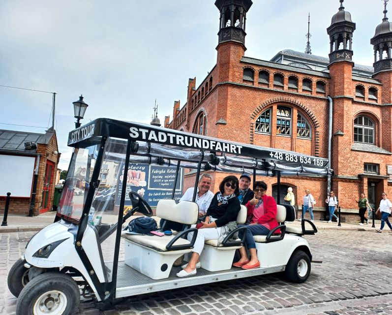 Gdansk: City Tour Live Guided by Golf Cart/Buggy Sightseeing - St. Bridget’s Church and the Amber Museum