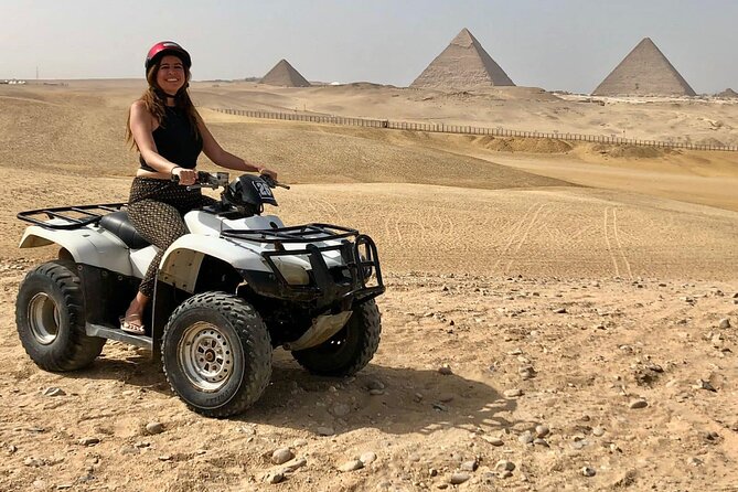 Giza pyramids and quad ATV bike one hour around Sahara desert in Giza - A pyramid morning with a desert finish