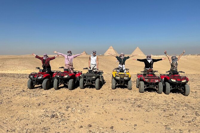 Giza Pyramids, Camel ride and Shopping with ATV Quad bike - Lunch, shopping, and the Nile stop