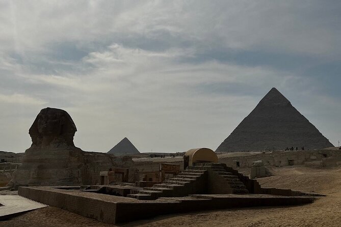 Giza Pyramids,Sphinx,Camel Ride,ATV Bike,Shopping, Dinner cruise - The Great Sphinx: a short stop with a huge presence