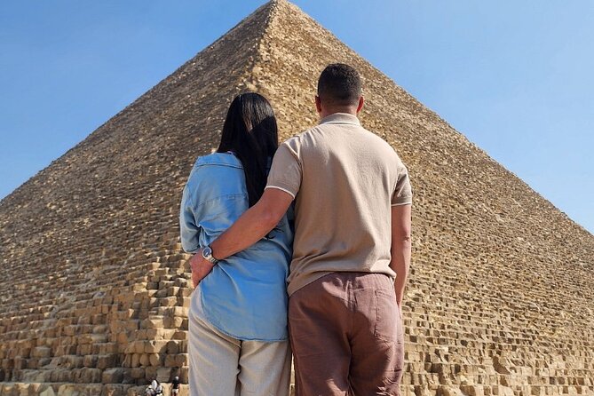 Giza Pyramids,Sphinx,Camel Ride,ATV Bike,Shopping, Dinner cruiseI - A nine-and-a-half-hour Giza day with a lot packed in