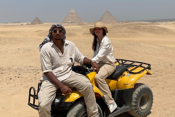 Giza pyramids ,sphinx ,quad bike &camel ride Private Excursion - A fast way to see Giza with some desert fun