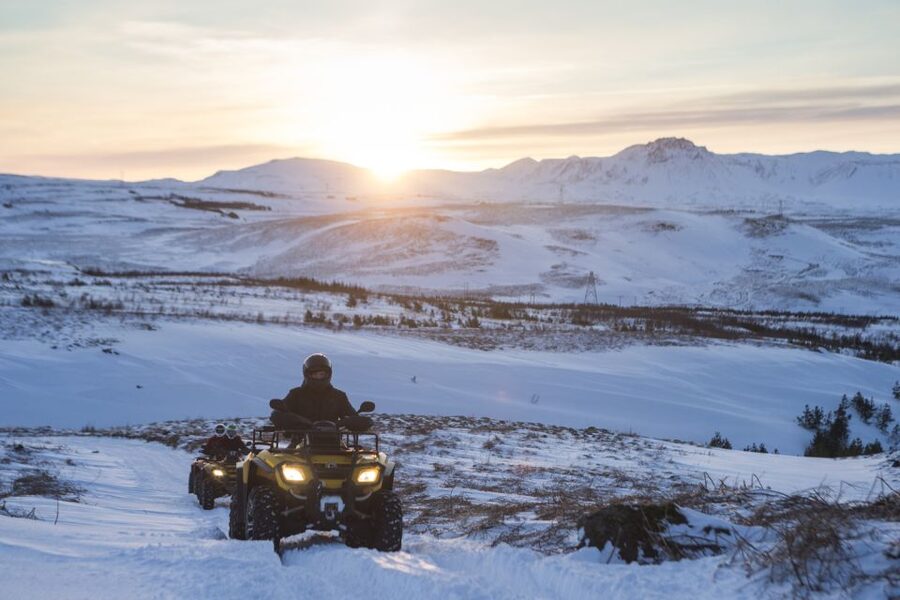 Golden Circle and ATV: Full-Day Combo Tour from Reykjavík - Geysir and the ten-minute eruptions at Strokkur