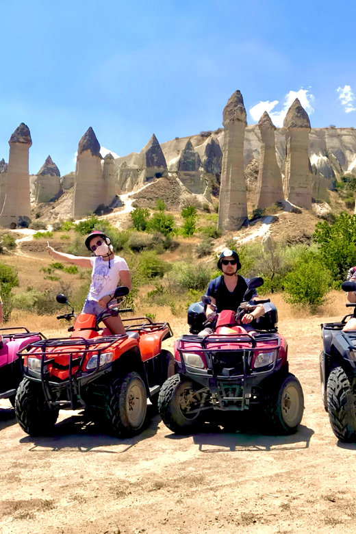 Göreme: Cappadocia Sunset ATV Tour - Red Valley and Rose Valley photo stops