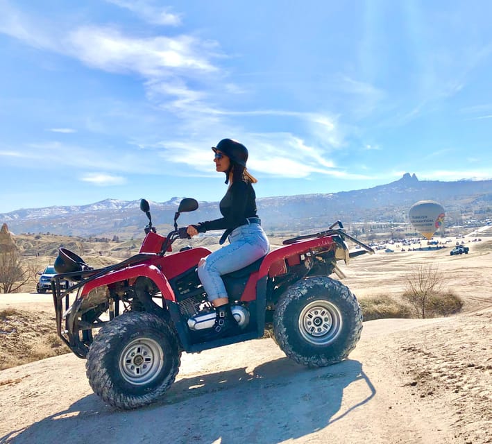 Göreme: Cappadocia Sunset ATV Tour - Kızılçukur Valley at sunset