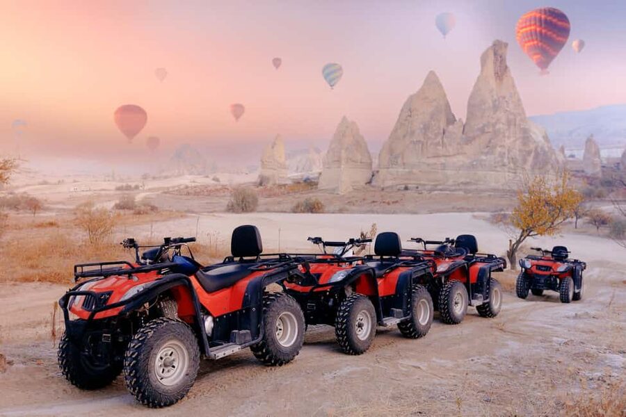 Göreme: Quad Safari through the Sword, Love & Rose Valleys - The one-hour ride through Sword Valley