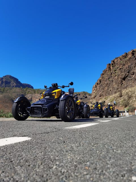 Gran Canaria: Can-Am Ryker 3-Wheel Motorcycle / Buggy / Quad - The 9:00 mountain ride to Fataga