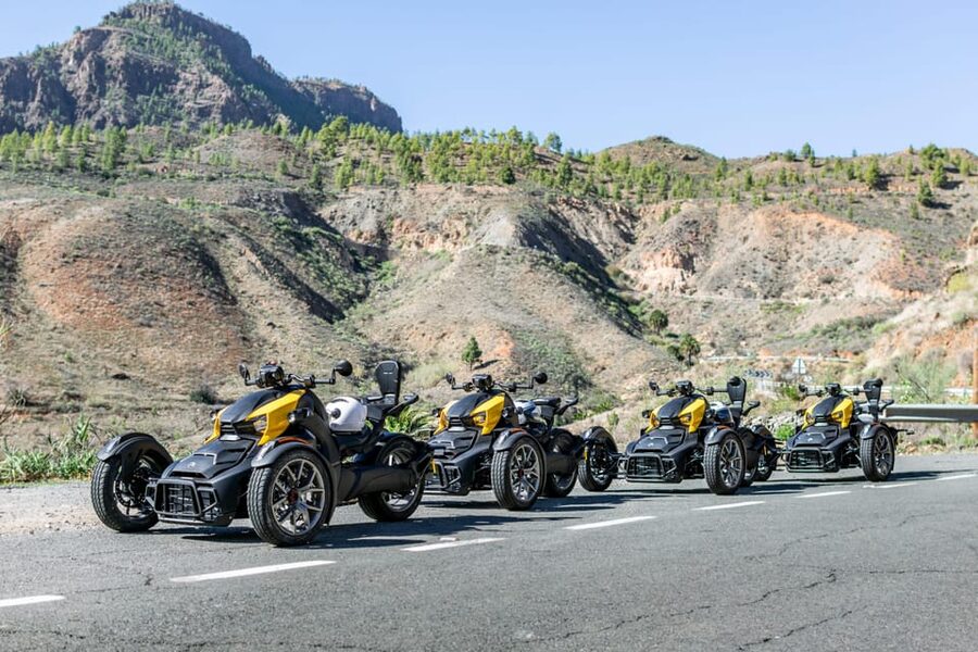Gran Canaria: Can-Am Ryker 3-Wheel Motorcycle / Buggy / Quad - The 18:30 coastal ride toward Playa del Cura