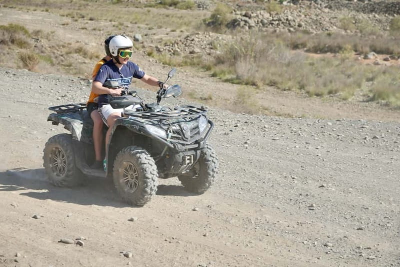 GRAN CANARIA: QUAD TOUR - AFTERNOON SUNSET TOUR 1HR 45 MIN - The route toward Fataga and Ayagaures