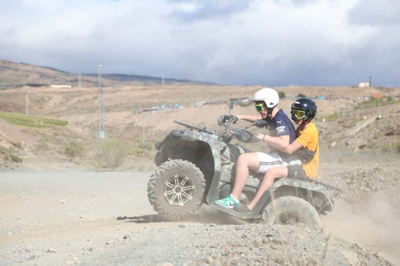 GRAN CANARIA: QUAD TOUR - AFTERNOON SUNSET TOUR 1HR 45 MIN - Quad choice, shared driving, and vehicle concerns