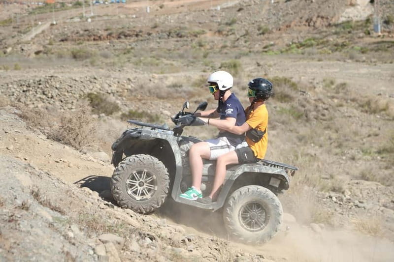 GRAN CANARIA: QUAD TOUR - AFTERNOON SUNSET TOUR 1HR 45 MIN - Getting ready for a rough quad ride