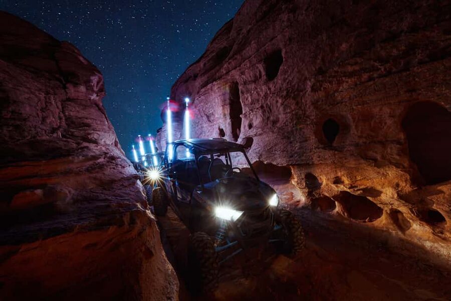 Greater Zion: Dark Sky UTV Tour with Stargazing - The stargazing stops near Sand Hollow