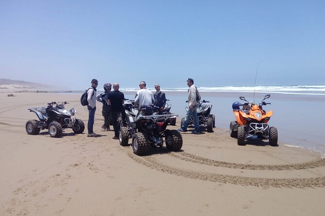 Half Day Agadir Quad Biking ATV - Getting fitted with helmets and goggles