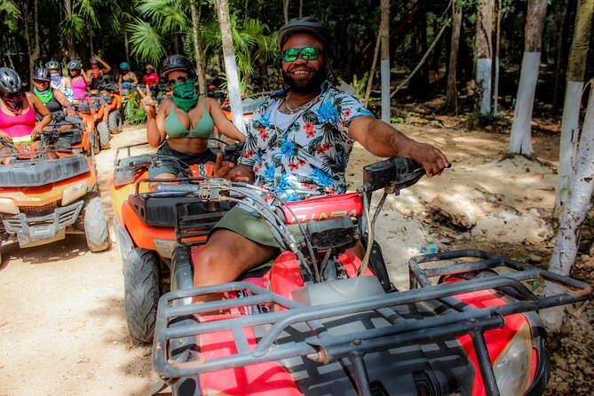 Half Day in Cancun Atvs Ziplines and Cenote Park - Hotel pickup and the ride to Puerto Morelos
