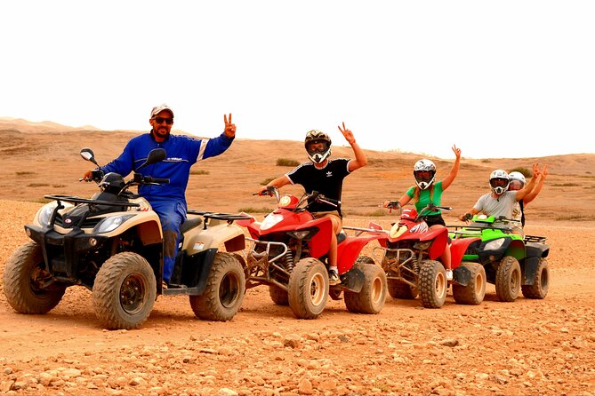 Half-day Quad excursions in the Agafay desert - Riding across Agafay’s stone desert