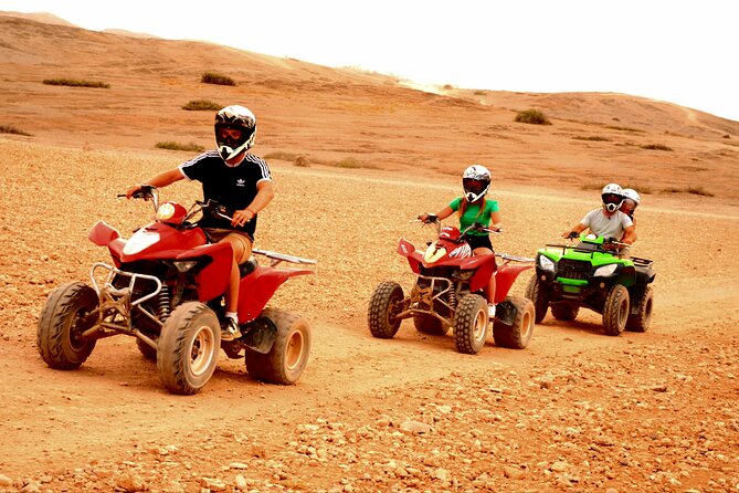 Half-day Quad excursions in the Agafay desert - Pickup, transport, and the return to Agafay