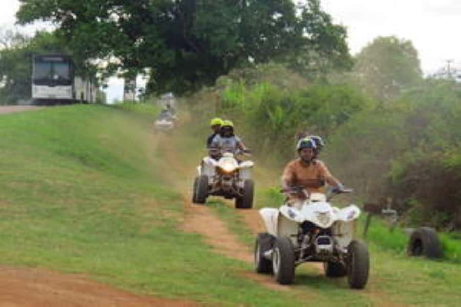 Hazyview: Guided Macadamia Plantation and Forest Quad Safari - Learning to handle the quad bike