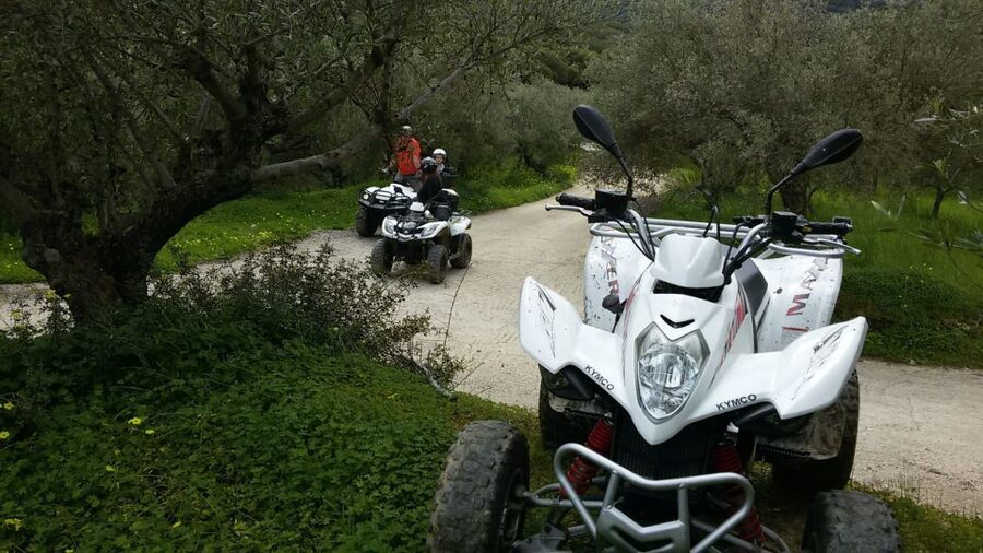 Hersonissos: ATV Quad Bike Safari in the Mountains of Crete - Aposelemis dam and the village of Sfentili
