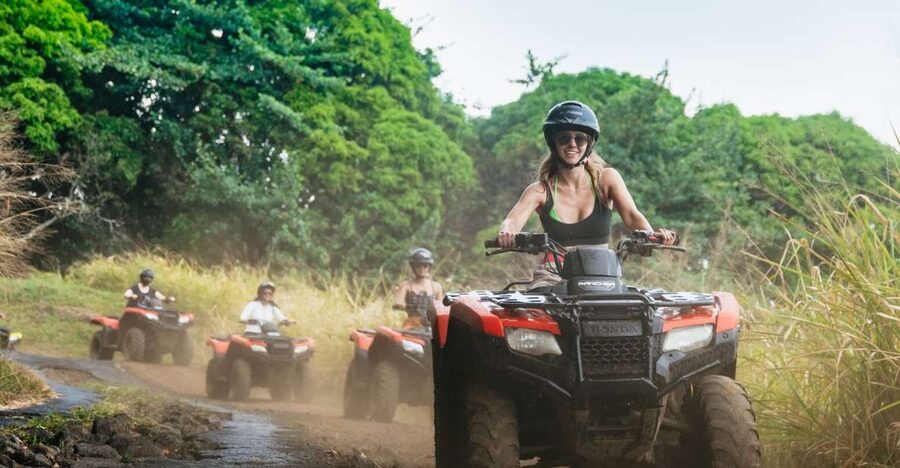 Holualoa: Polynesian Culture ATV Tour - A culture tour with an engine attached