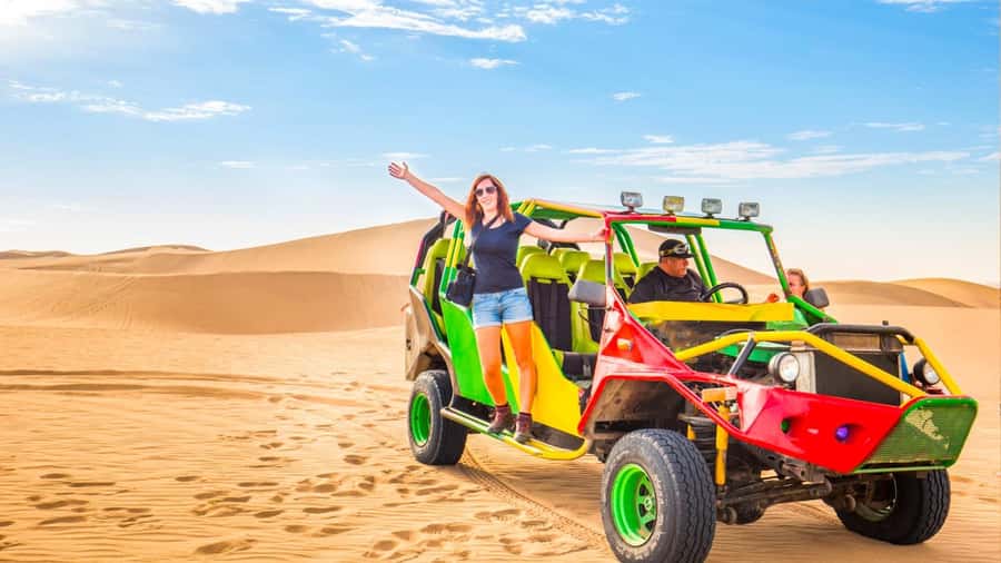 Huacachina: Dune Buggy & Sandboard | Huacachina Oasis | Ica - Meeting at the dune entrance in Huacachina