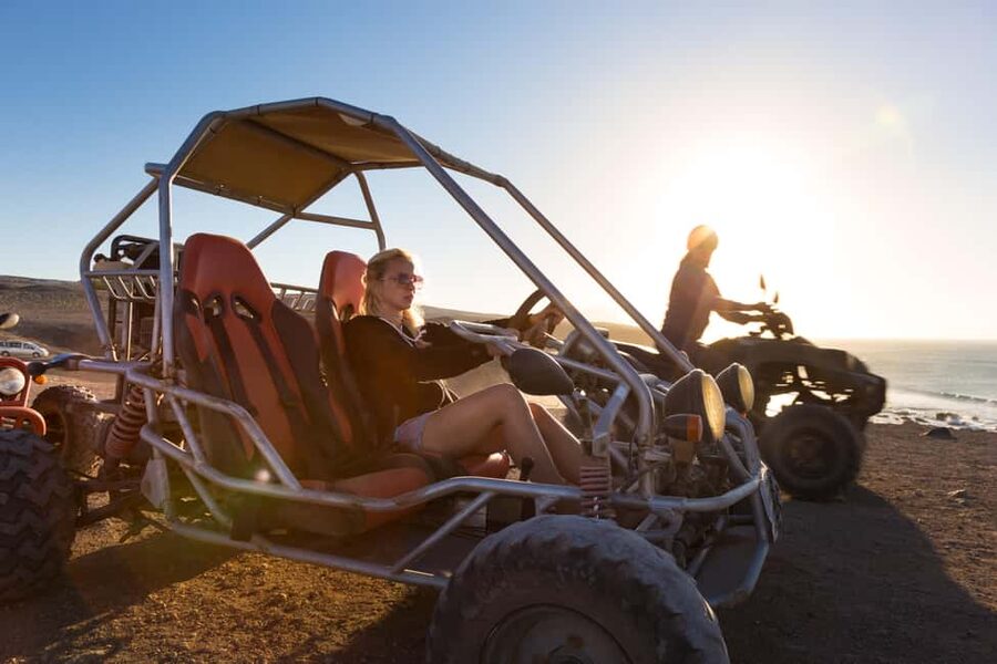 Hurghada: ATV Quad, Jeep and Buggy Safari with BBQ Dinner - Tanoura dancing, music, and fire