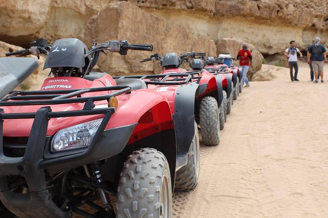 Hurghada: ATV Quad Safari& Bedouin Village Tour - Safety, helmets, and the pace of the group