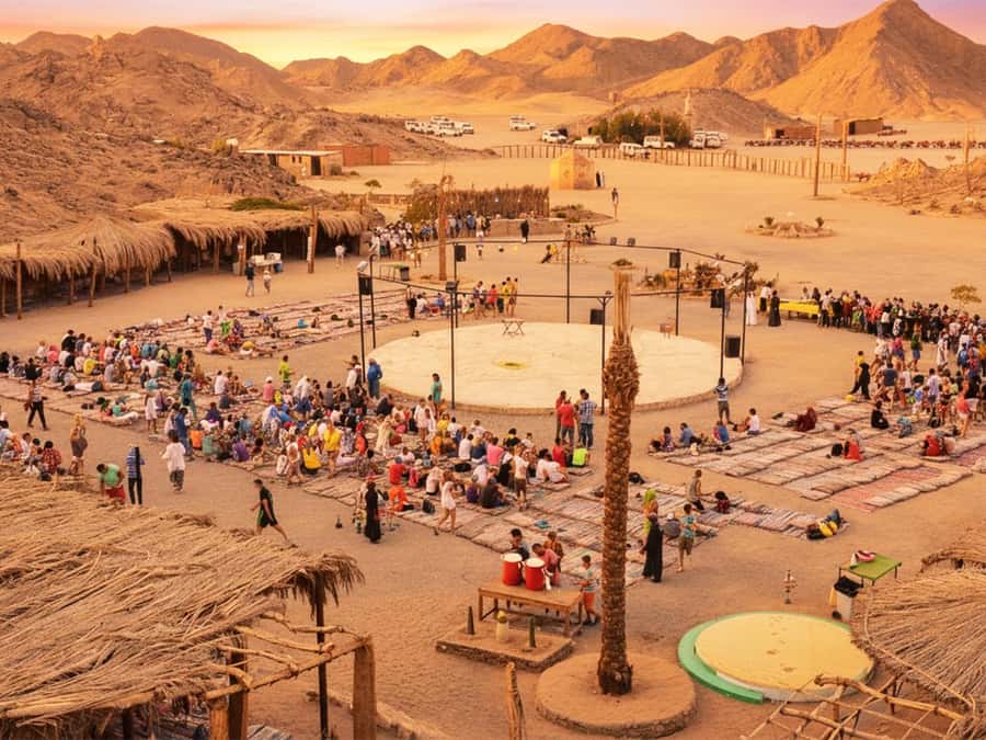Hurghada: ATV Tour with Camel Ride, Dinner Show & Stargazing - Getting from the hotel to the desert base