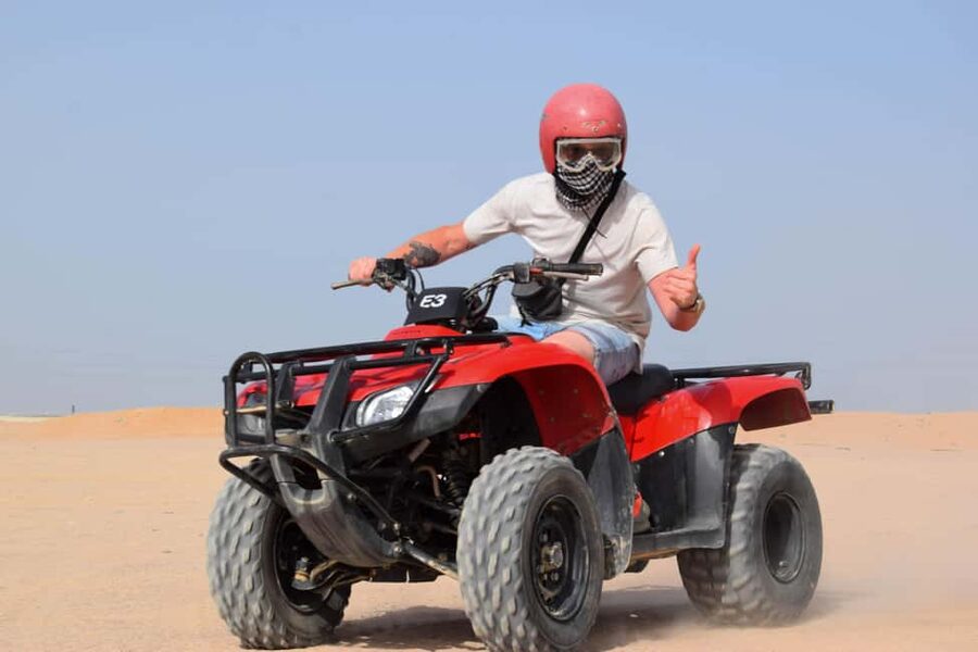 Hurghada: Desert Quad Bike and Buggy Adventure with Transfer - Quad biking across Hurghada’s open desert