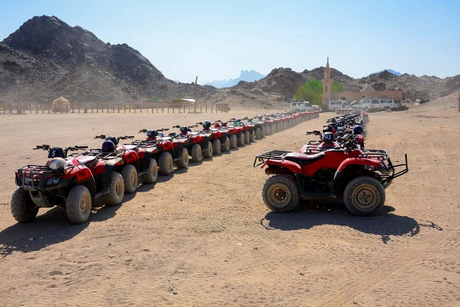 Hurghada: Full-Day Quad & Camel Ride, Stargazing, & Dinner - Hotel pickup, drive times, and group comfort
