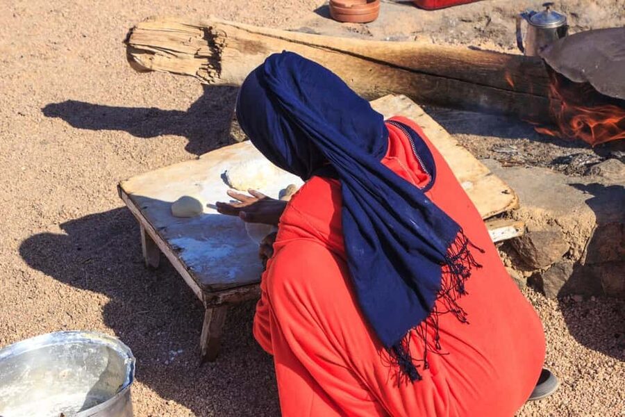 Hurghada: Mega Jeep safari, ATV & Bedouin vibe, and Dinner - BBQ dinner, Tanoura dance, and fire show