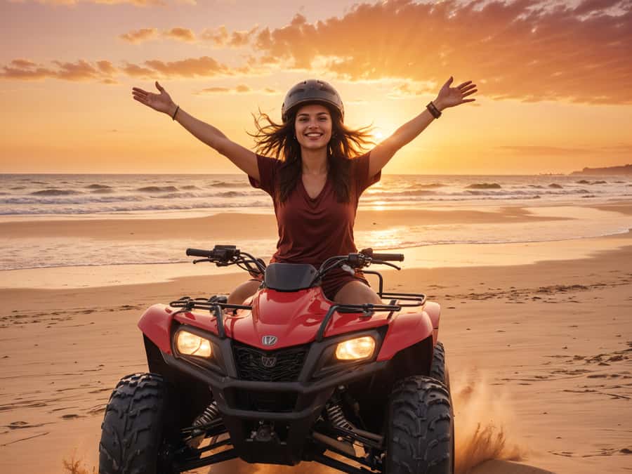 Hurghada: Morning Quad Bike Tour, Camel Ride and Transfer - Two hours on a quad through the Red Sea desert