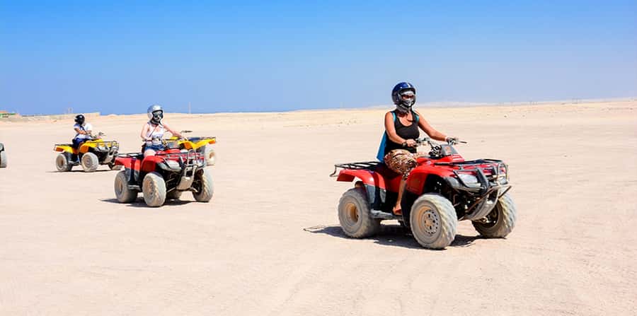 Hurghada: Morning Quad Bike Tour, Camel Ride and Transfer - Sunrise, daytime, and evening choices