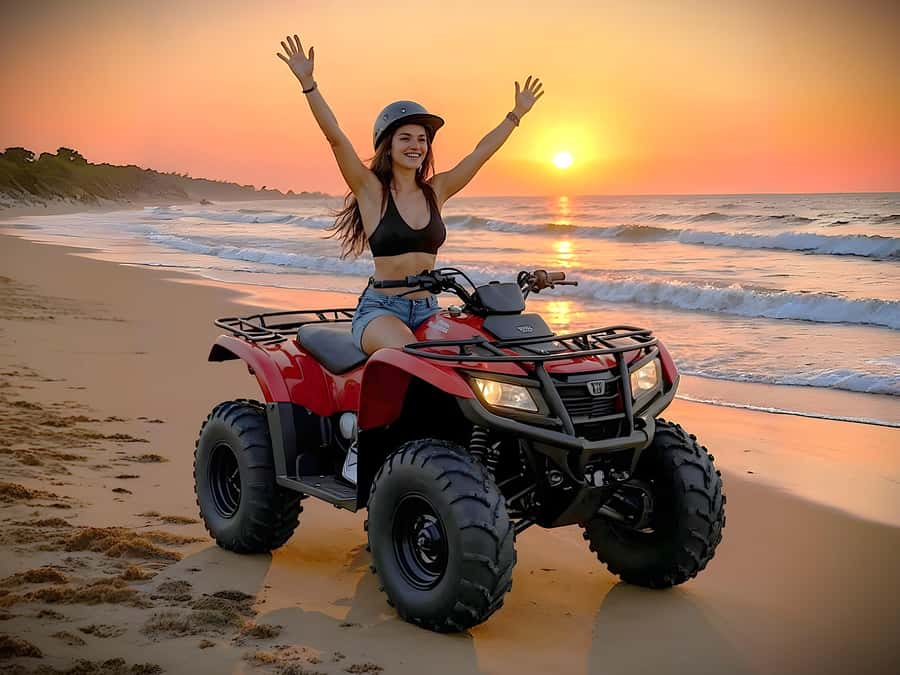 Hurghada Quad & ATV Ride with Camel, Desert Vibes & Sea View - The quad and horse combination
