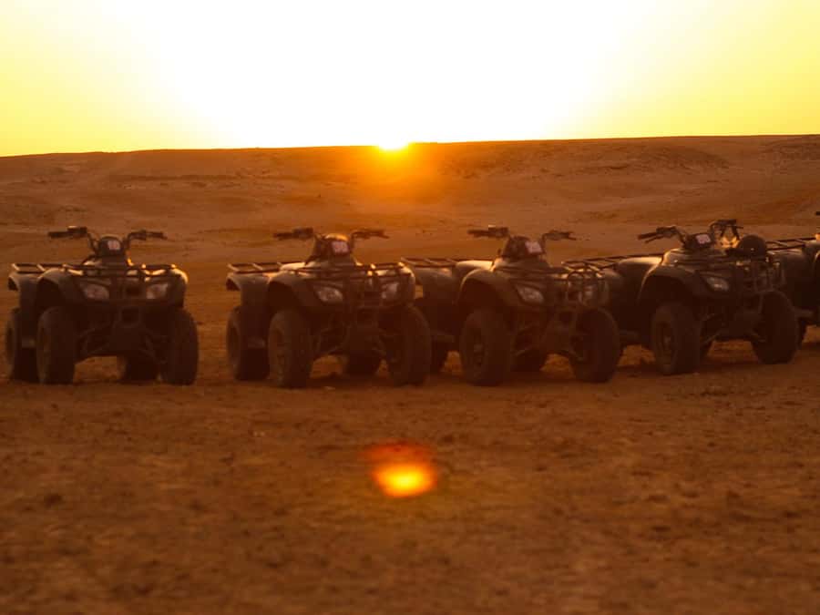 Hurghada Quad & ATV Ride with Camel, Desert Vibes & Sea View - Choosing between entry only and hotel pickup