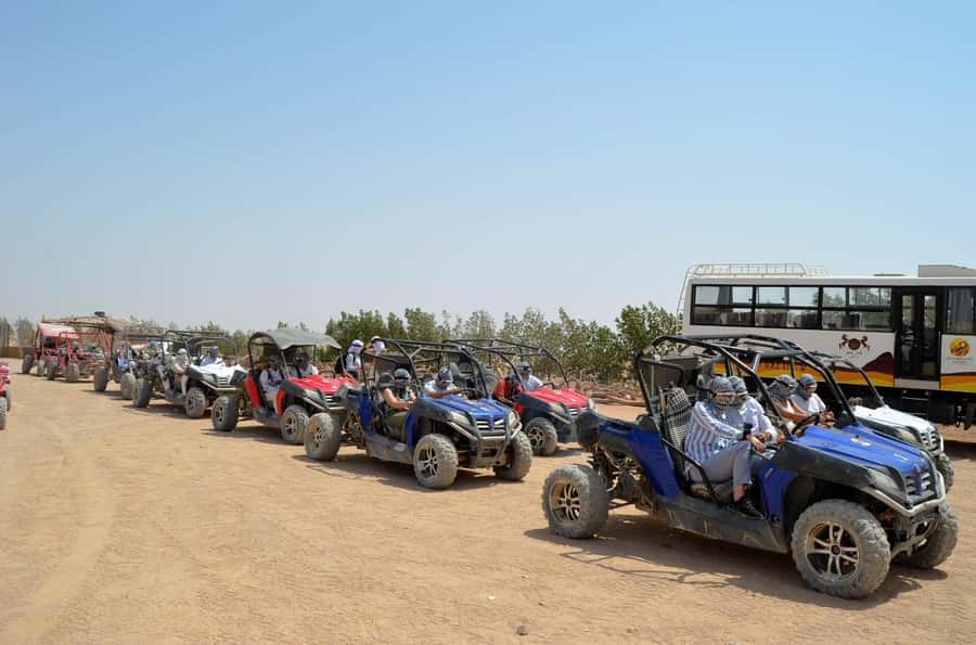 Hurghada: Quad Bike, Buggy, and Camel Ride & Bedouin Village - The 25-kilometer jeep ride to the village