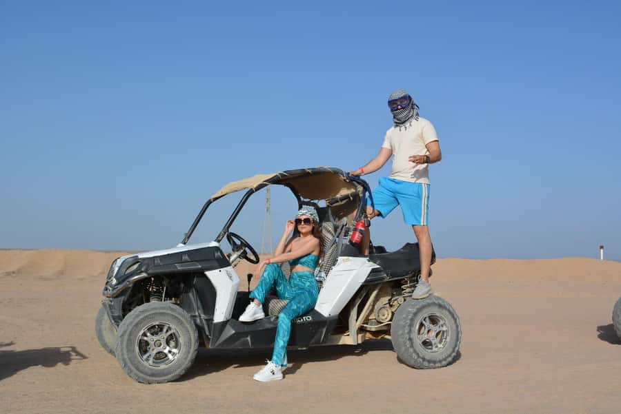 Hurghada: Quad Bike, Buggy, and Camel Ride & Bedouin Village - Herbs, natural oils, and simple bread-making