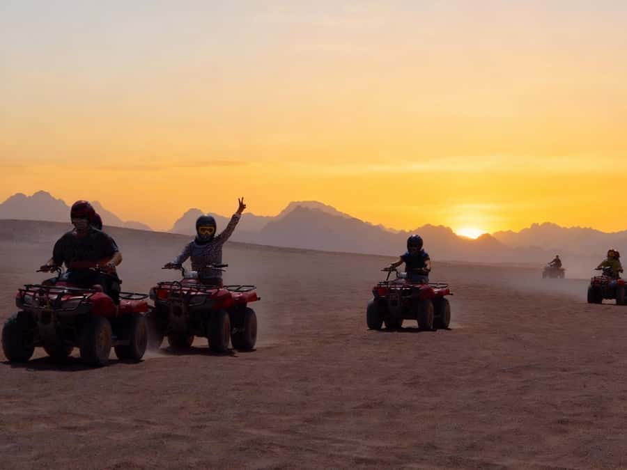 Hurghada: Quad Bike Tour of the Desert and Red Sea - The two-hour route through the desert